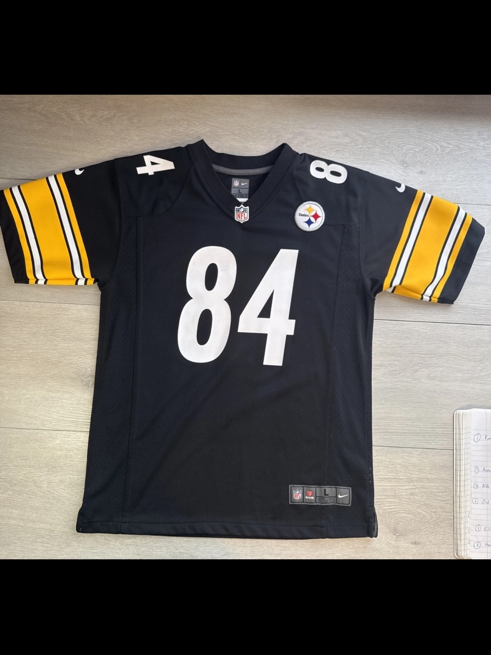 Nike Antonio Brown #84 Pittsburgh Steelers Youth Jersey Size Large